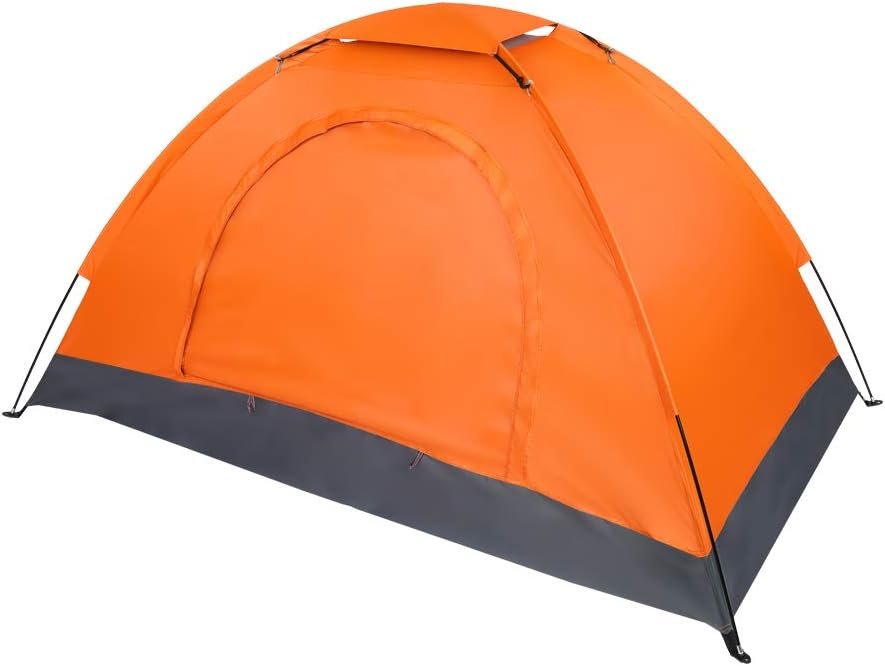 Camping Dome Tent, 1-4 Person Waterproof Windproof Easy Setup Spacious Family Tents with Carry Bag & Rain Fly for Hiking Backpacking Traveling Glamping Beach
